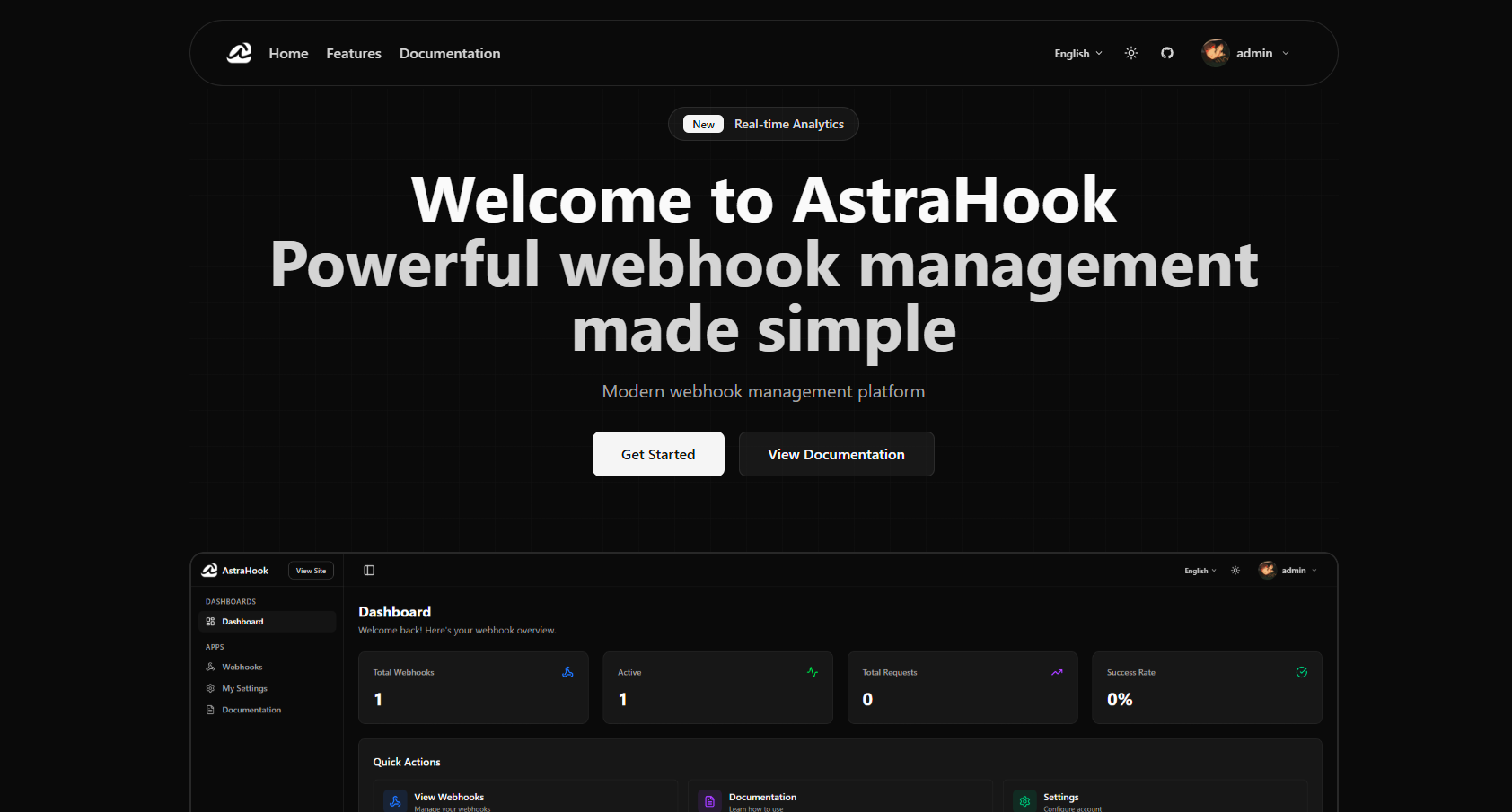 AstraHook: Modern Webhook Yönetim Platformu
